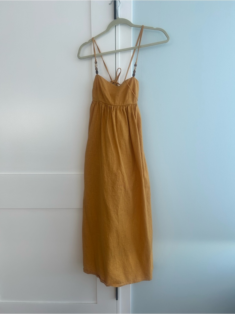 NWT Abercrombie & Fitch Linen Blend Maxi Dress XXSP